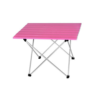Blue Gray Pink Black Alloy Ultra-light Portable  Folding Camping Desk