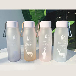 Portable Leak Proof Plastic Water Bottle  for Camping Travel