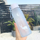 Portable Leak Proof Plastic Water Bottle  for Camping Travel